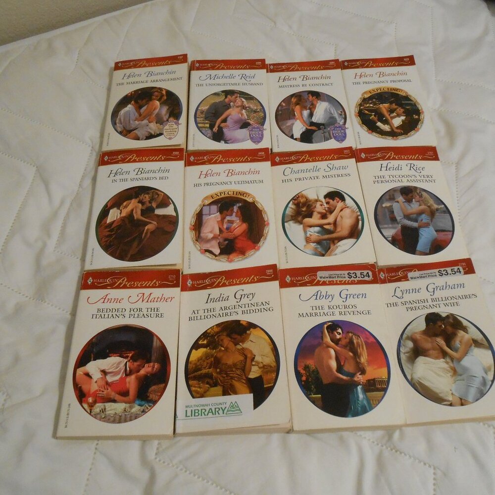 Harlequin Presents Books 2001-2009 (12 Books)
